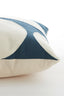 Cushion 45x45 cm USERA blue+white