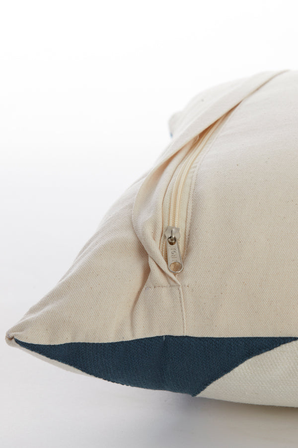Cushion 45x45 cm USERA blue+white