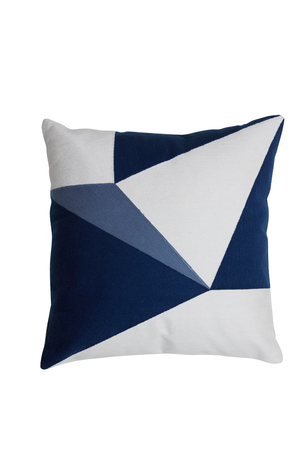 Cushion 45x45 cm REJAS blue+white