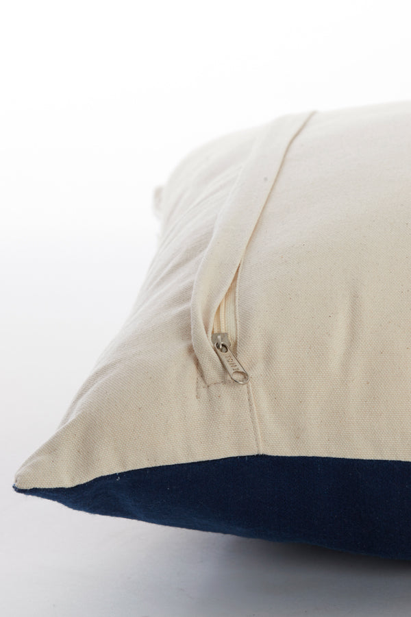 Cushion 45x45 cm REJAS blue+white