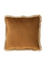 Cushion 45x45 cm LIENA velvet bronze-sand