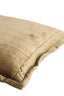 Cushion 45x45 cm BAXLEY velvet green+linen natural