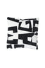 Cushion 45x45 cm METRAL black+cream