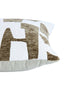 Cushion 45x45 cm METRAL green-cream