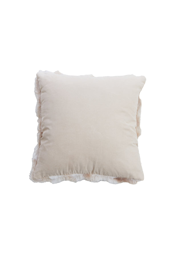 Cushion 42x42 cm VELORA brown-cream