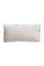 Cushion 60x30 cm VELORA brown-cream