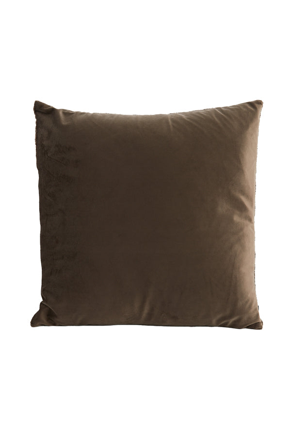 Cushion 45x45 cm ALESSA dark brown
