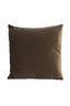 Cushion 45x45 cm ALESSA dark brown