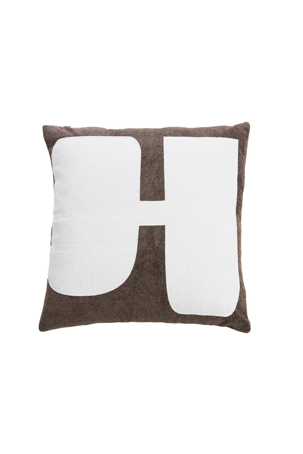 Cushion 45x45 cm KEYEN brown-cream