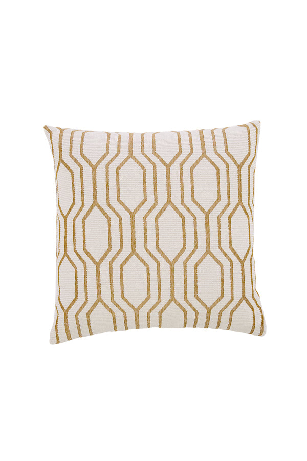 Cushion 45x45 cm JOPLIN cream+gold