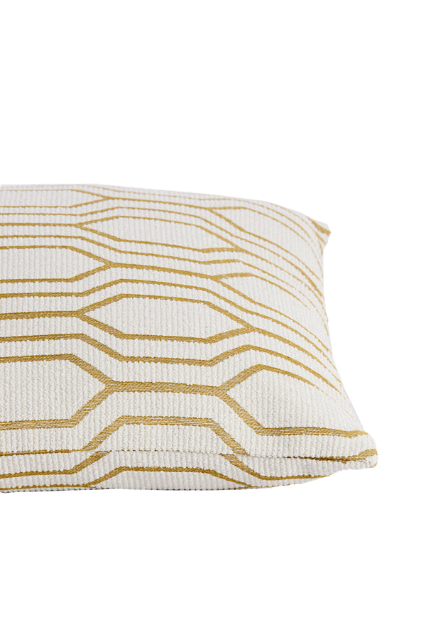Cushion 45x45 cm JOPLIN cream+gold