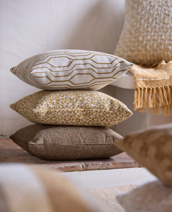 Cushion 45x45 cm JOPLIN cream+gold
