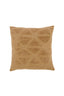 Cushion 45x45 cm MUNCIE ocher yellow feather filled