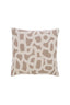 Cushion 45x45 cm ALPENA taupe+beige feather filled