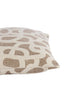 Cushion 45x45 cm ALPENA taupe+beige feather filled