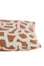 Cushion 45x45 cm ALPENA terra+cream feather filled