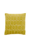 Cushion 45x45 cm DOTHAN lime green+cream feather filled