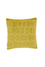 Cushion 45x45 cm DOTHAN lime green+cream feather filled
