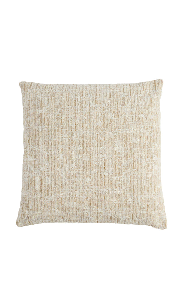 Cushion 45x45 cm SALIDA beige+cream feather filled