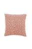 Cushion 45x45 cm SAFFORD sand+coral feather filled