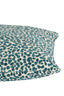 Cushion 45x45 cm SAFFORD sand+petrol feather filled