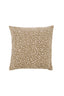 Cushion 45x45 cm SAFFORD sand+olive green feather filled