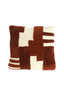 Cushion 45x45 cm SYLINA cream+dark orange+brown