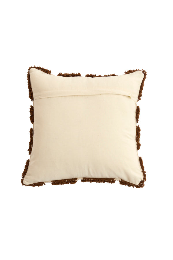 Cushion 45x45 cm FASANO brown+cream
