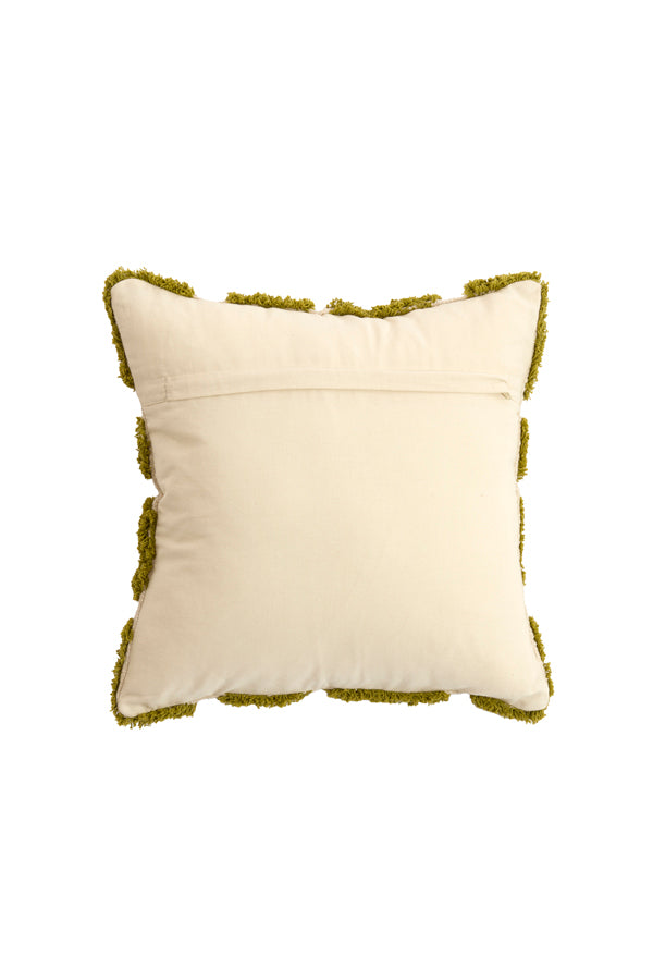 Cushion 45x45 cm FASANO green+cream