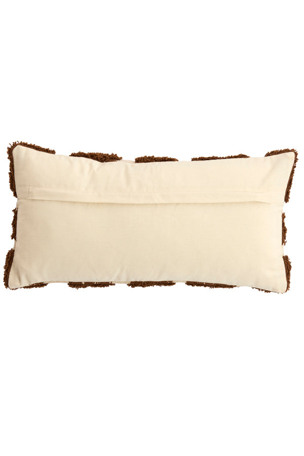 Cushion 60x30 cm FASANO brown+cream