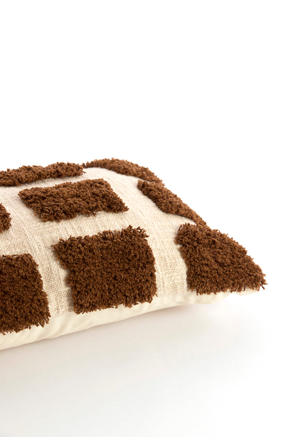 Cushion 60x30 cm FASANO brown+cream