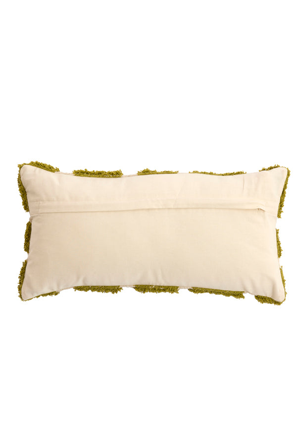 Cushion 60x30 cm FASANO green+cream