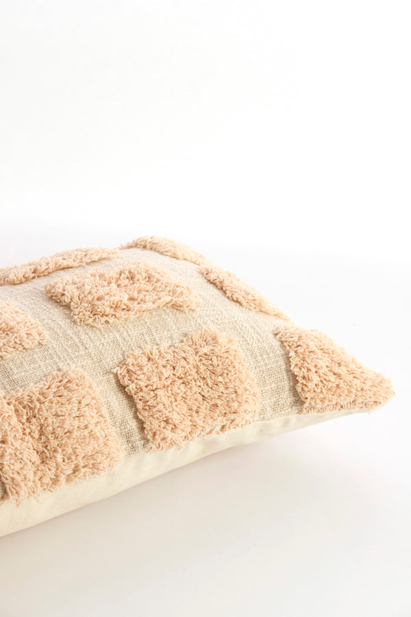 Cushion 60x30 cm FASANO light pink+cream