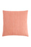 Cushion 45x45 cm HAYDEN cream+coral feather filled