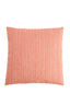Cushion 45x45 cm HAYDEN cream+coral feather filled