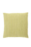 Cushion 45x45 cm HAYDEN cream+light green feather filled