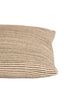Cushion 45x45 cm HAYDEN cream+dark brown feather filled