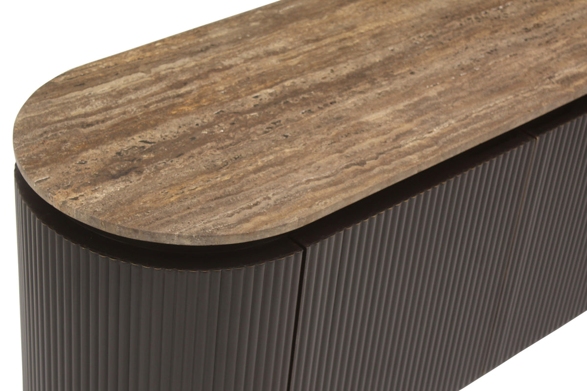 TV cabinet Russo brown 4-doors