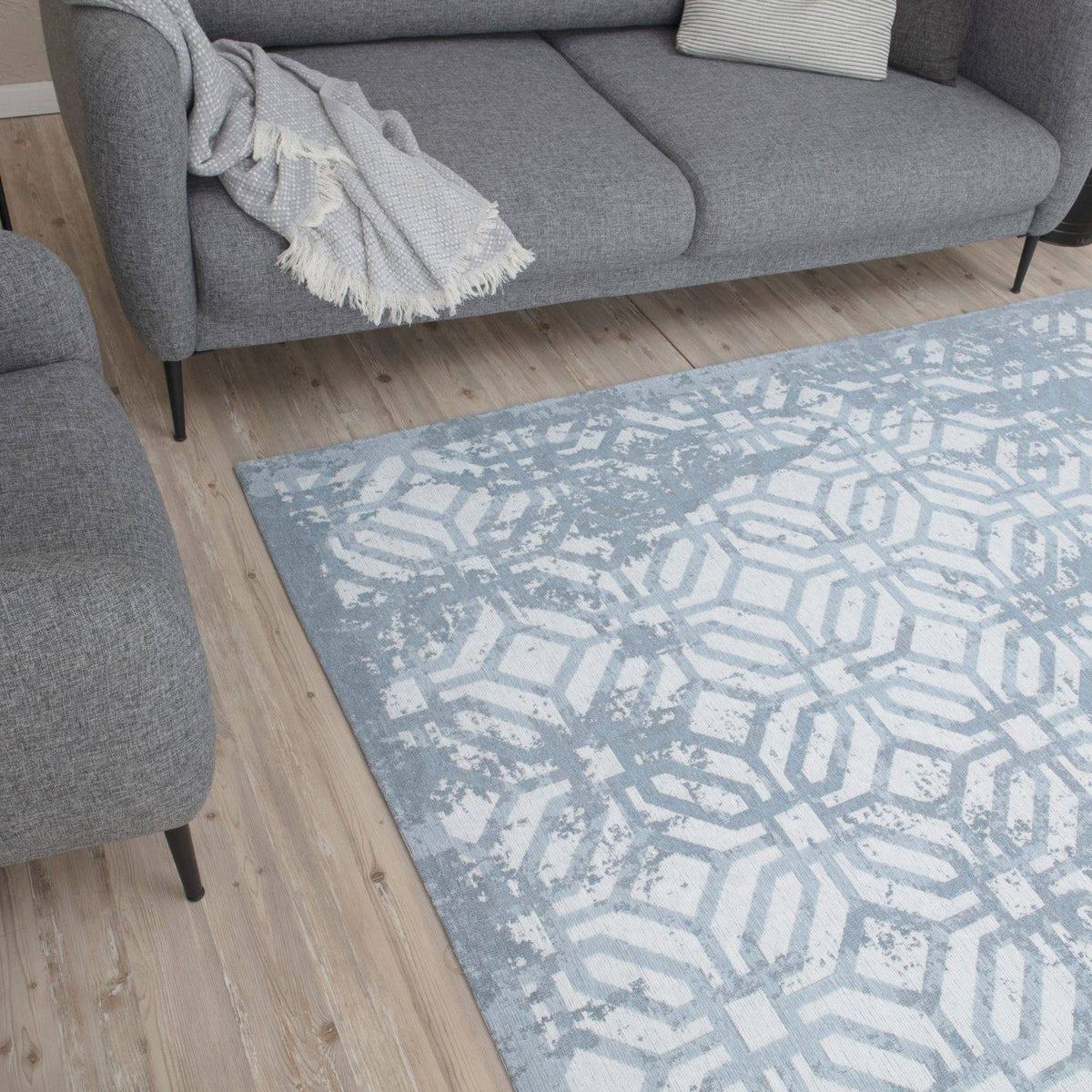 Washable Rug Carina Blue | 6931B