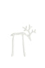 Ornament 17,5x8,5x20 cm DEER cream