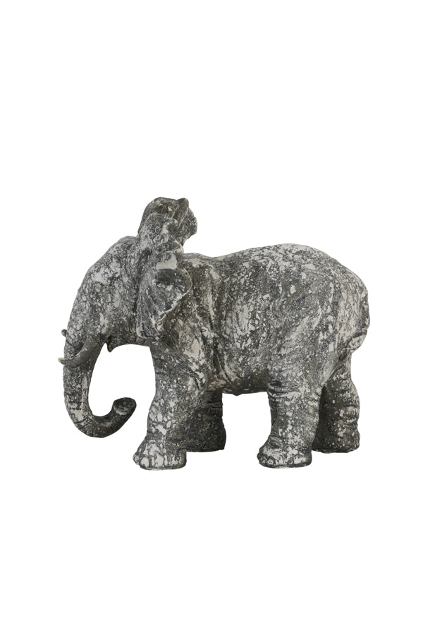 Ornament 24x17x20,5 cm ELEPHANT old concrete