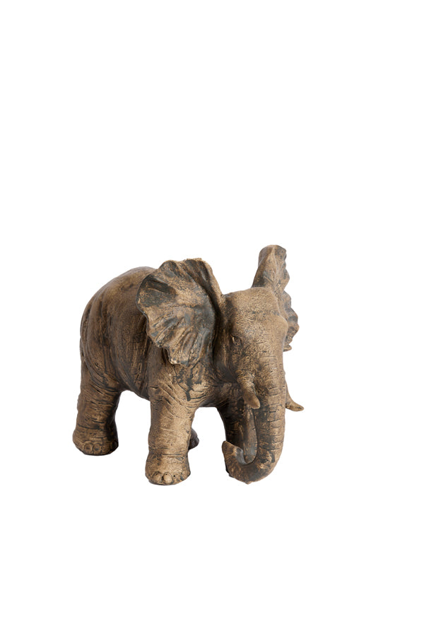 Ornament 24x17x20,5 cm ELEPHANT antique dark brown
