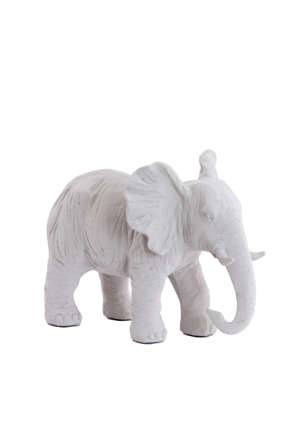 Ornament 30,5x18,5x24 cm ELEPHANT cream