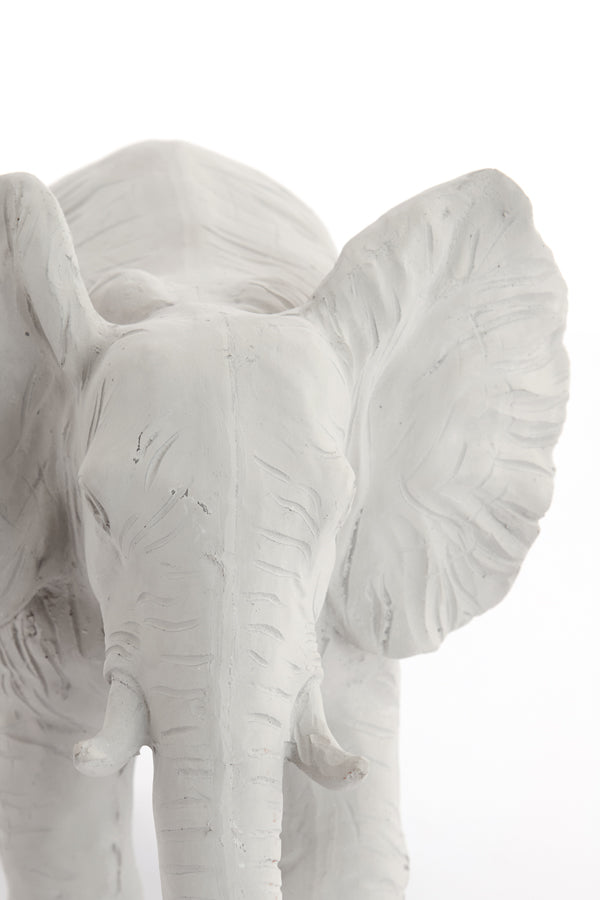 Ornament 30,5x18,5x24 cm ELEPHANT cream