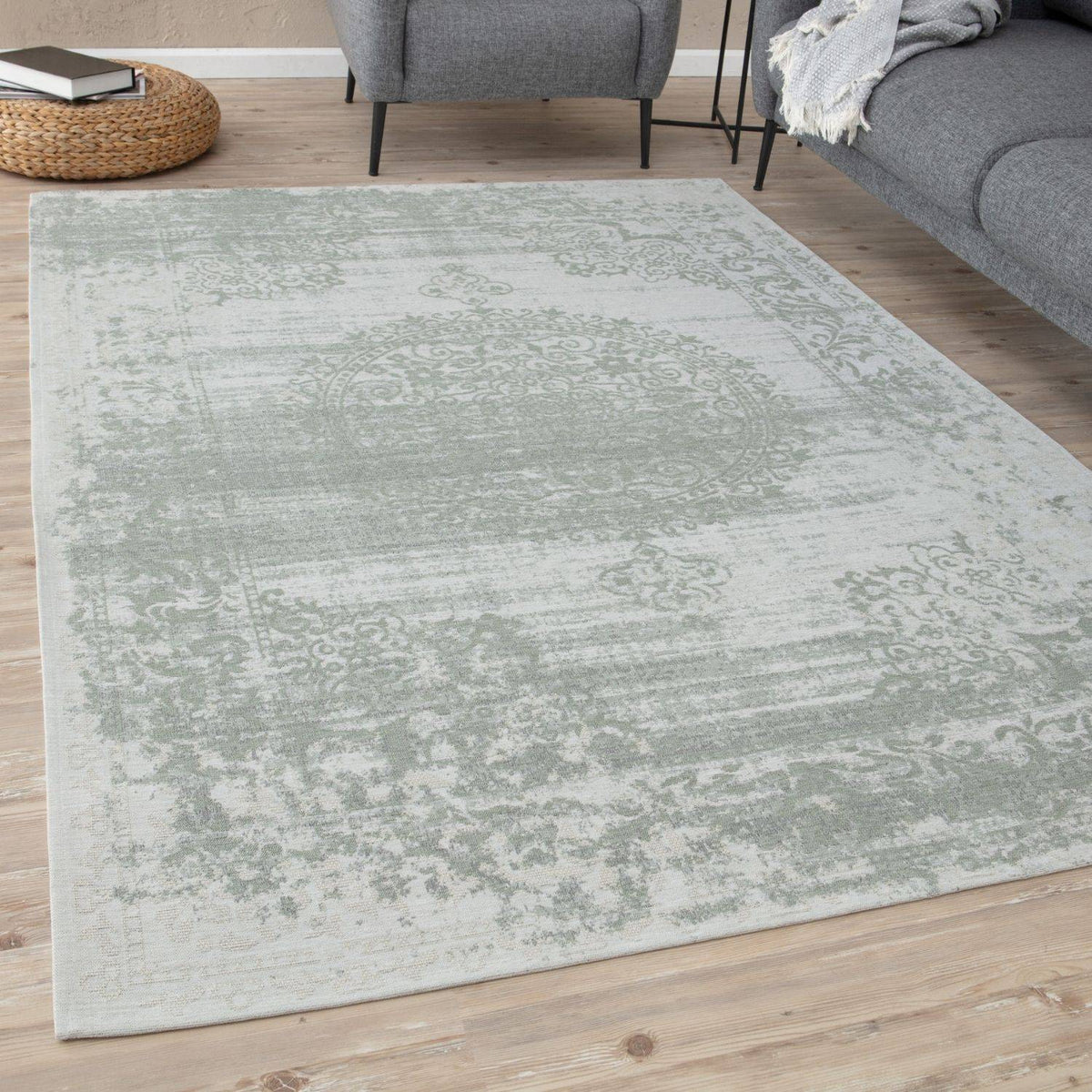 Washable Rug Carina Green | 6944