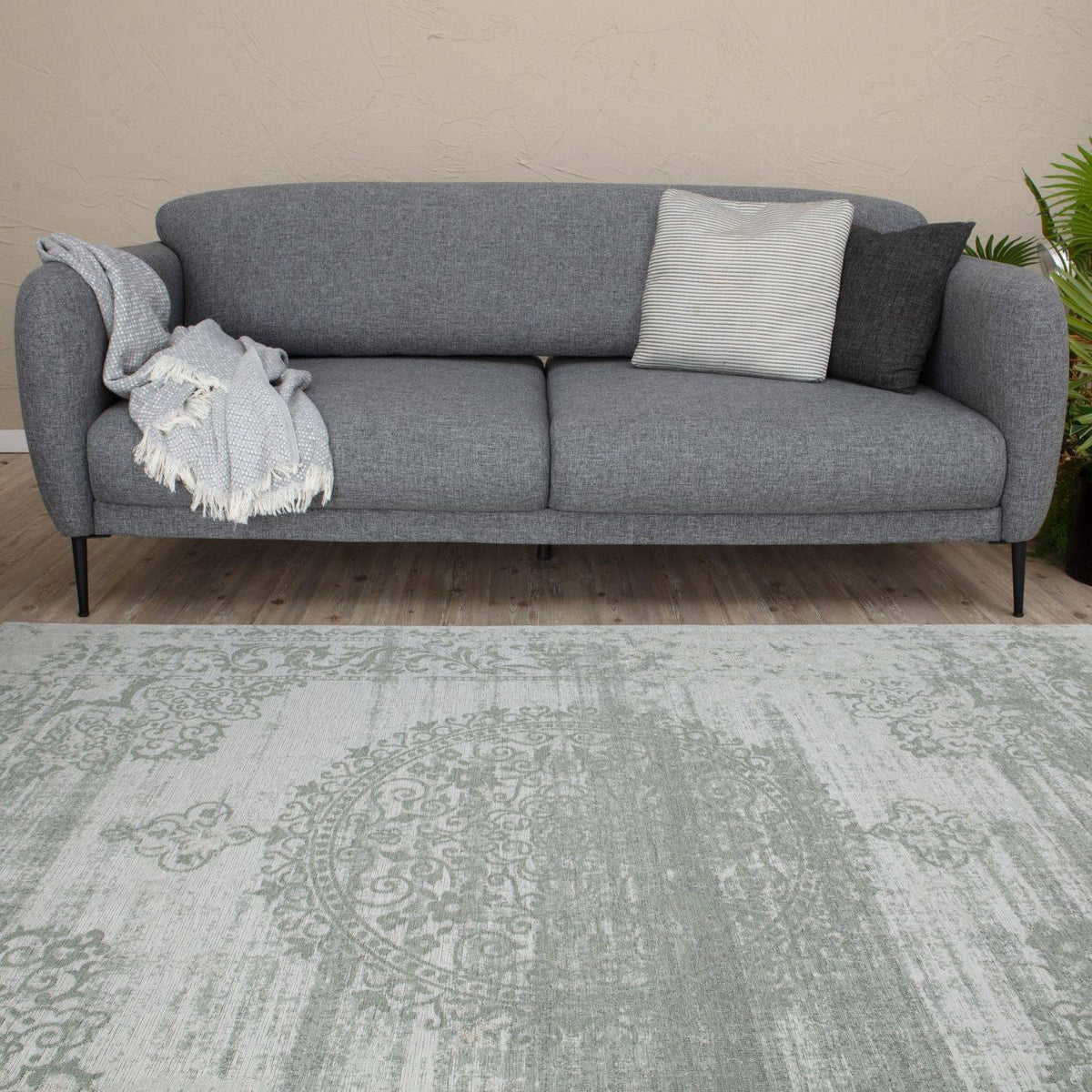 Washable Rug Carina Green | 6944