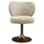Dining chair Amely natural softweave swivel