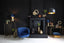 Ornament on base 35x10x56 cm WAIWO raw ant bronze-matt black