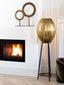 Ornament on base 35x10x56 cm WAIWO raw ant bronze-matt black