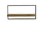 Wall shelf 60x15x30 cm MADDISON wood dark brown